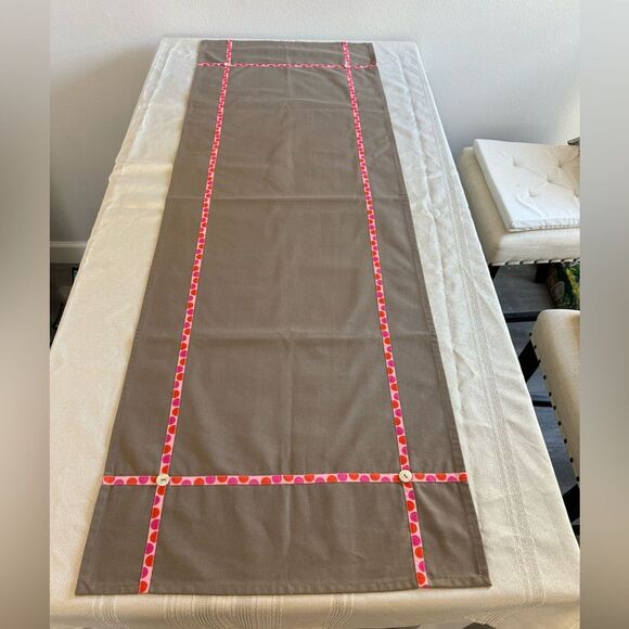 L'Atelier de la Varangue Made in France Table Runner Tan/Brown - Picture 4 of 8